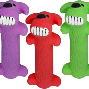 Pet Supplies  HDP Mini Loofa Latex Dog Toy Color: Mini Loofa Size:Pack of 3 :