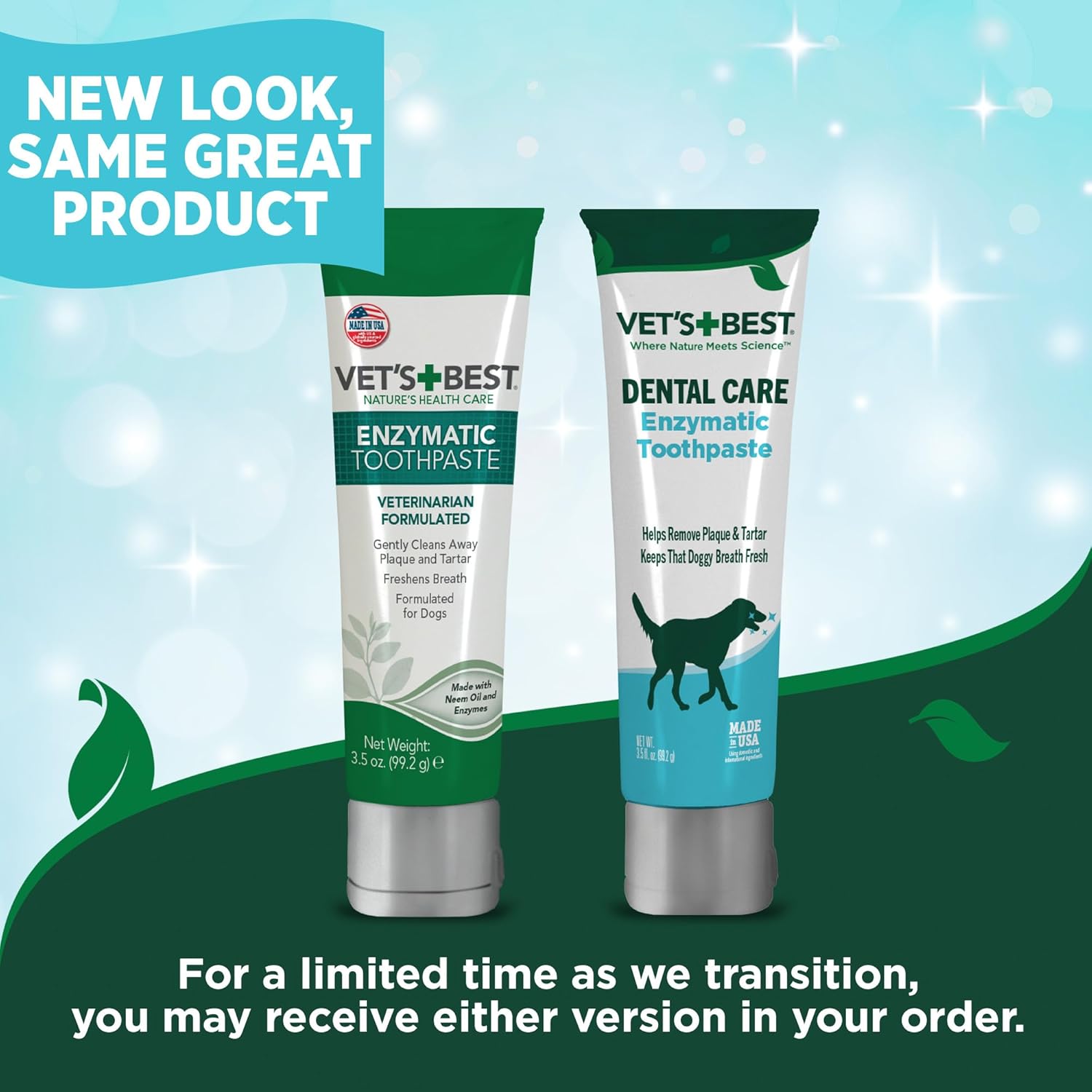 Vet’s Best Enzymatic Dog Toothpaste – Vet Formulated Dental Gel for Teeth Cleaning, Fresh Breath, Tartar Control, Plaque Remover & Oral Hygiene for Dogs, 3.5 oz : Pet Dental Care Supplies : Pet Supplies - Image 3