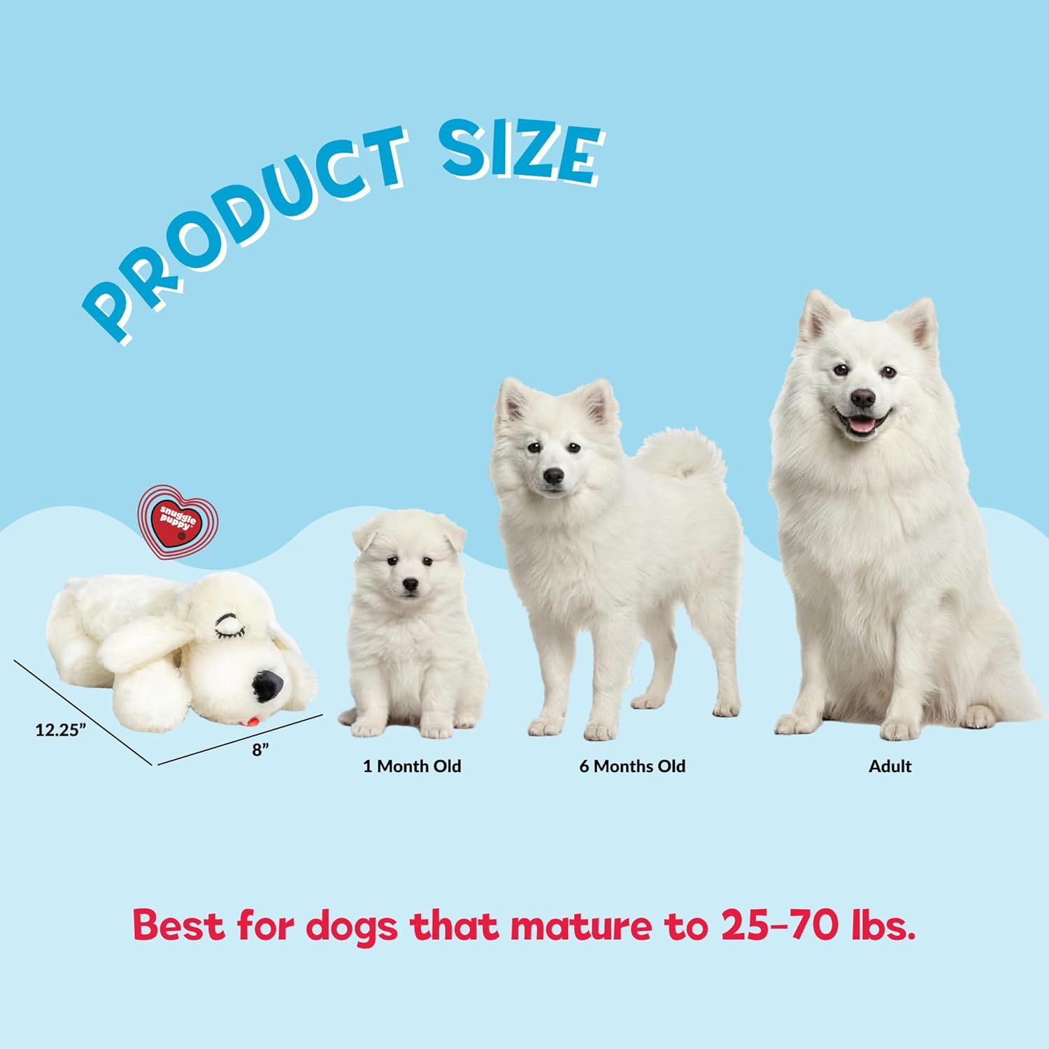 Original Snuggle Puppy Toys - Heartbeat Puppy for Dogs - Pet Anxiety Relief and Calming Aid - Comfort Dog Toys for Behavioral Training : Pet Supplies - Image 6