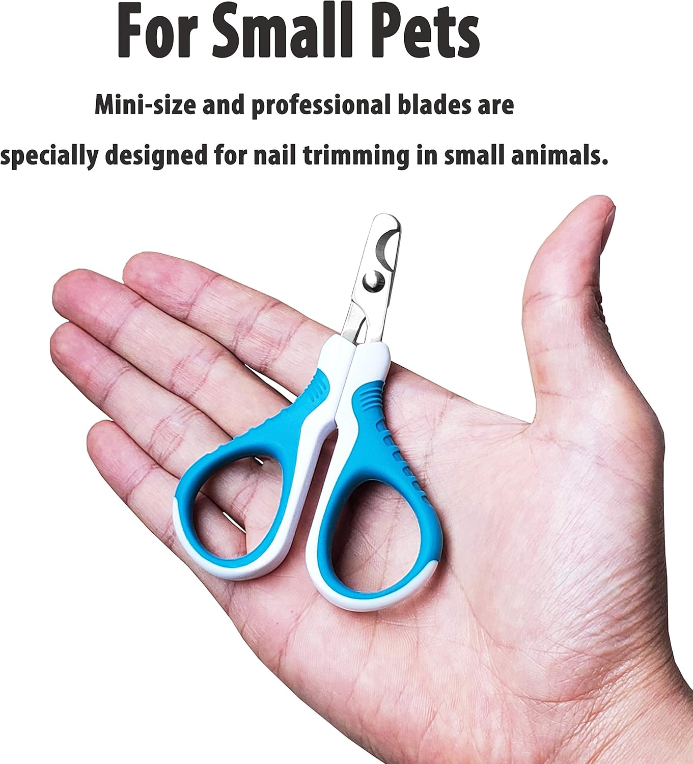 gonicc Professional Pet Nail Clippers and Trimmer - Best for Cats, Small Dogs and Any Small Pets. Sharp Angled Blade Pet Nail Trimmer Scissors. - Image 4