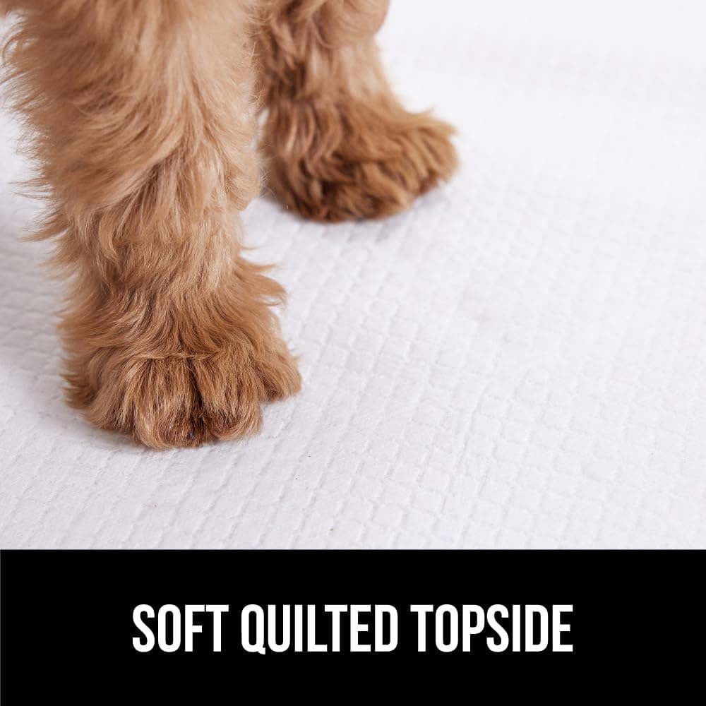 Gorilla Guard Disposable Puppy Pads, 100 Count 22x22 in, 5 Layer Pee Pads for Dogs, Absorbent Diaper Changing Pad, Dog Potty Training Supplies, Quick Dry Pet Housebreaking Essentials for Puppies : Pet Supplies - Image 7